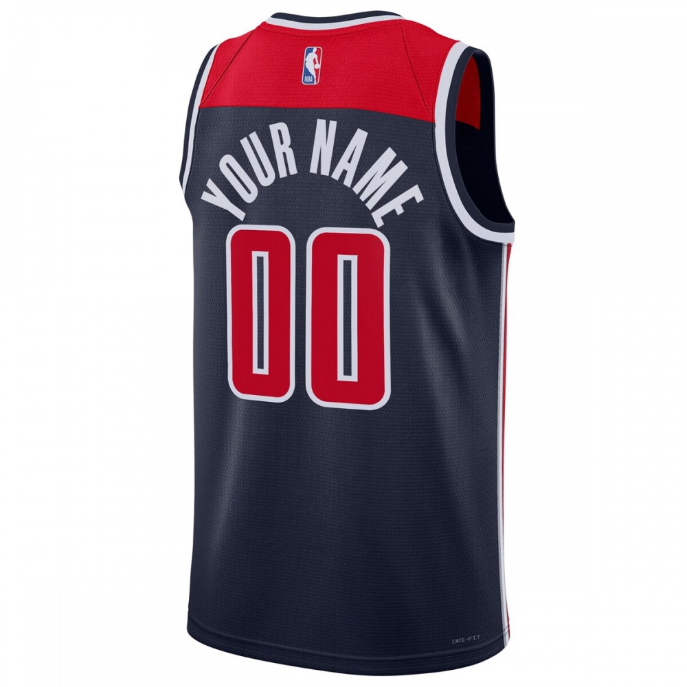 Washington Wizards Jordan Brand Unisex 2022/23 Swingman Custom Jersey - Statement Edition - Navy-Pro Kit Vault | Brand New 26/27 Sports Jerseys